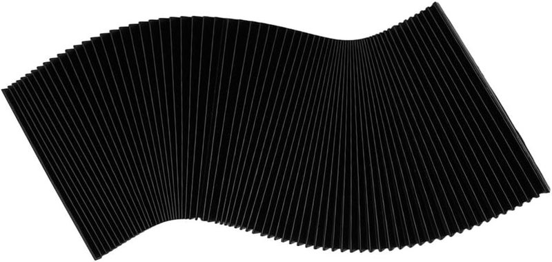 Cloudpower Milling Machine Tool Foldable Accordion Bellows Cover Rubber Protective Cover, For Milling Machine Part Accordion Way Shield Guard 1.5M(140mm) - Image 1